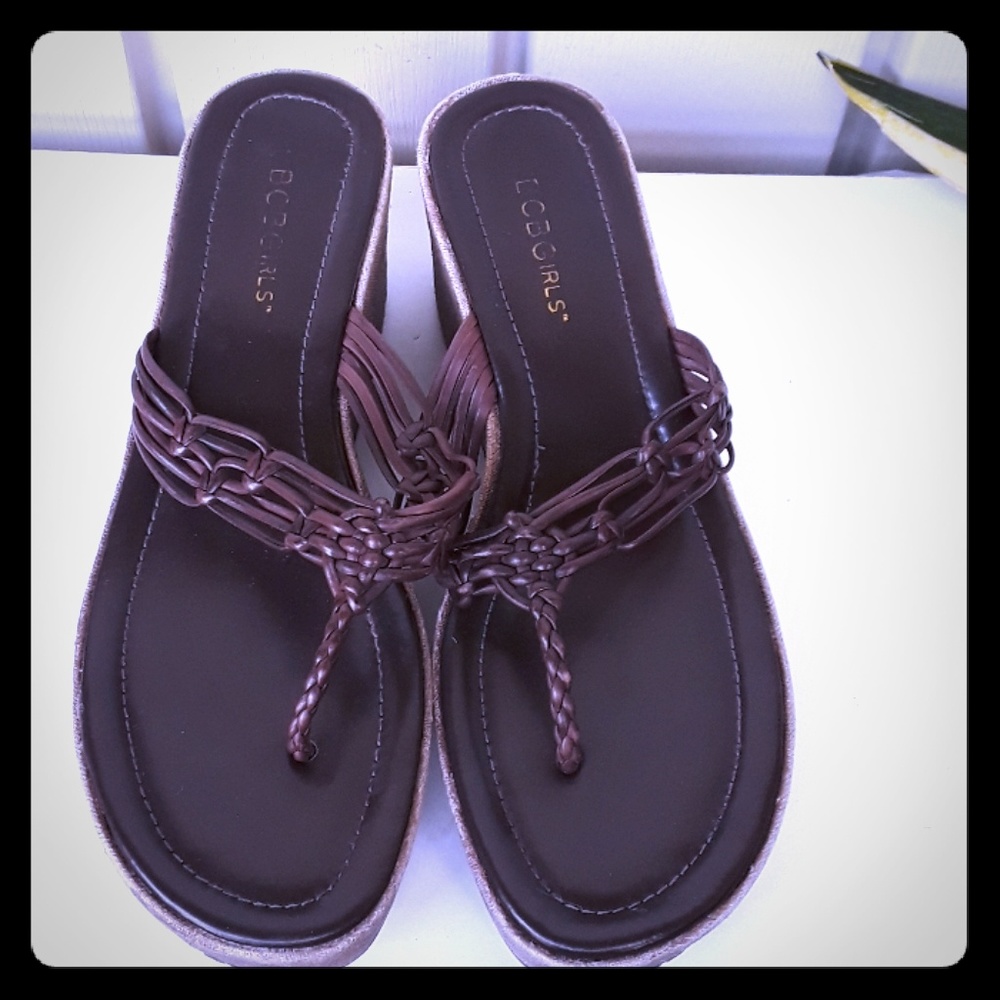 BCBGirls Brown platforms size 9